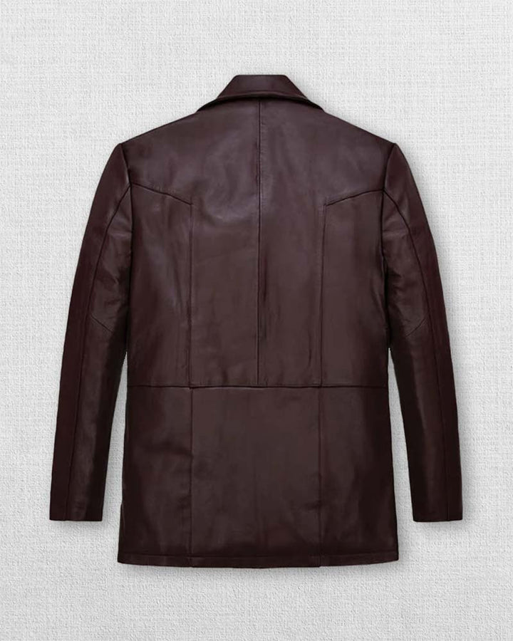 Classic leather blazer reflecting Johnny Depp's iconic style
