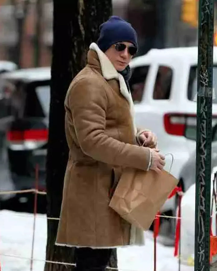 Daniel Craig Shearling Jacket