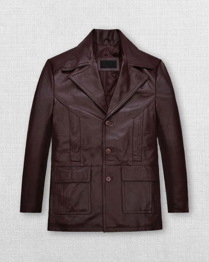 Johnny Depp-inspired leather blazer from Donnie Brasco