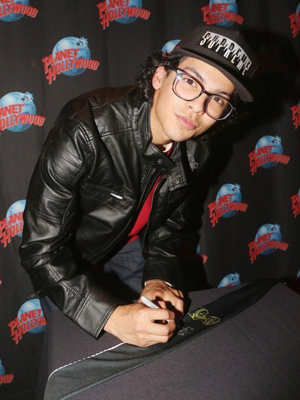 Cobra Kai Premiere Event Leather Jacket Worn by Xolo Maridueña in United State Market