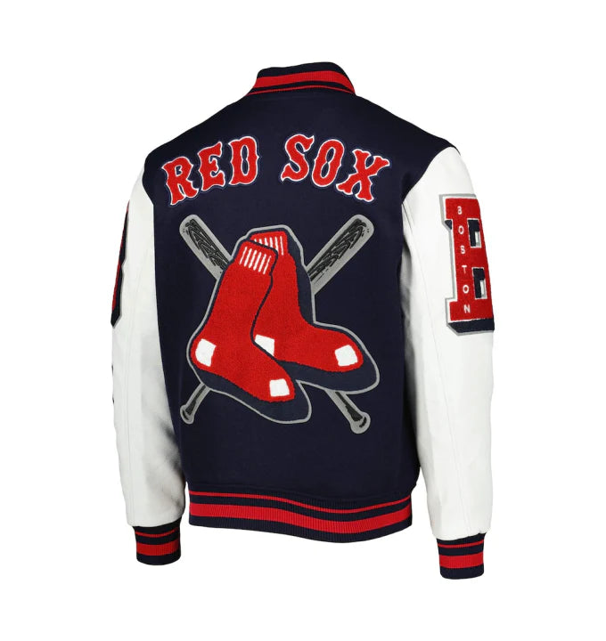 Red Sox Mash Up Varsity Jacket - Boston Edition
