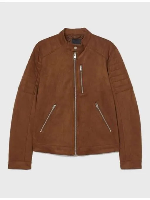 Crimes Of Fashion Killer Clutch Gilles Marini Brown Jacket in American Style