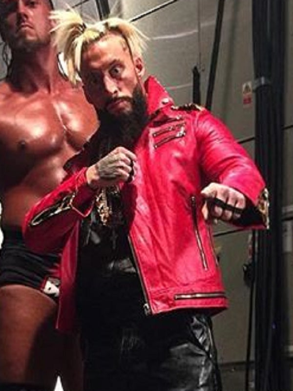 Authentic WWE Enzo Amore Leather Jacket for Wrestling Fans in American Market