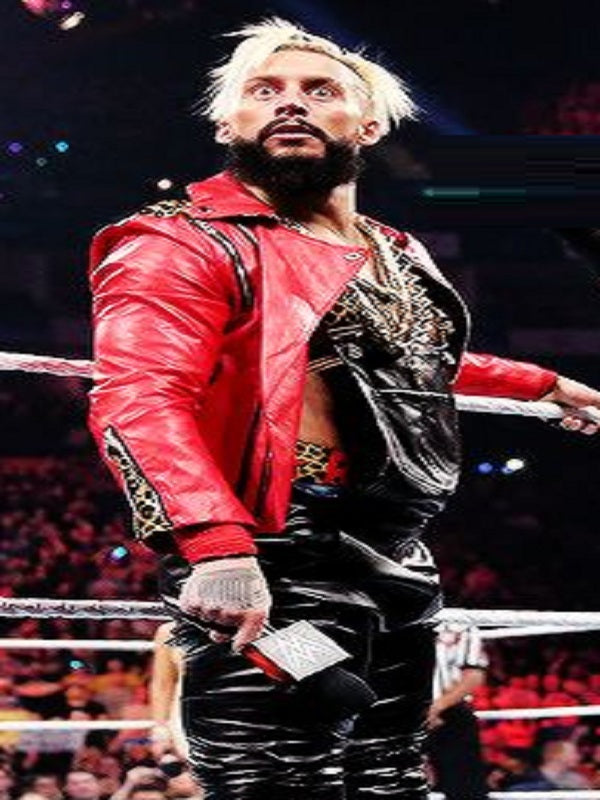 Iconic Enzo Amore Leather Jacket from WWE in USA
