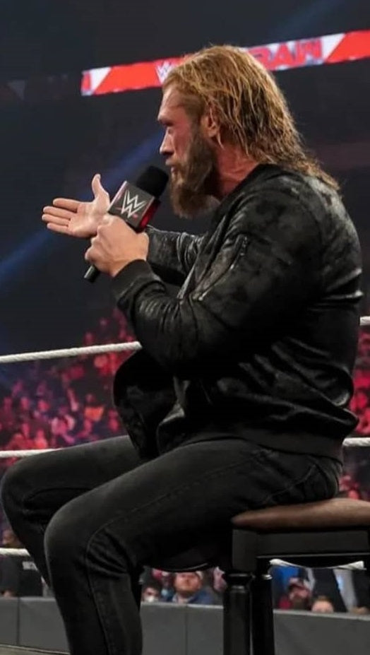 WWE Edge Leather Jacket from 2022 Monday Night RAW Return in USA