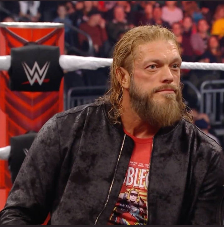 Stylish WWE Edge Leather Jacket from RAW 2022 Return in American Style