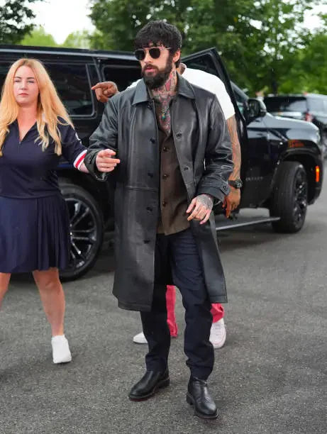 Zayn Malik Returns 2024 Black Leather Coat in United state market