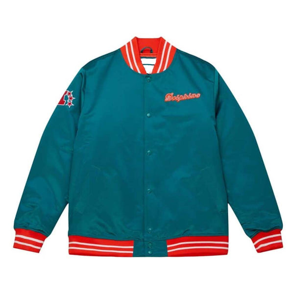 NFL Satin Jacket Miami Dolphins .