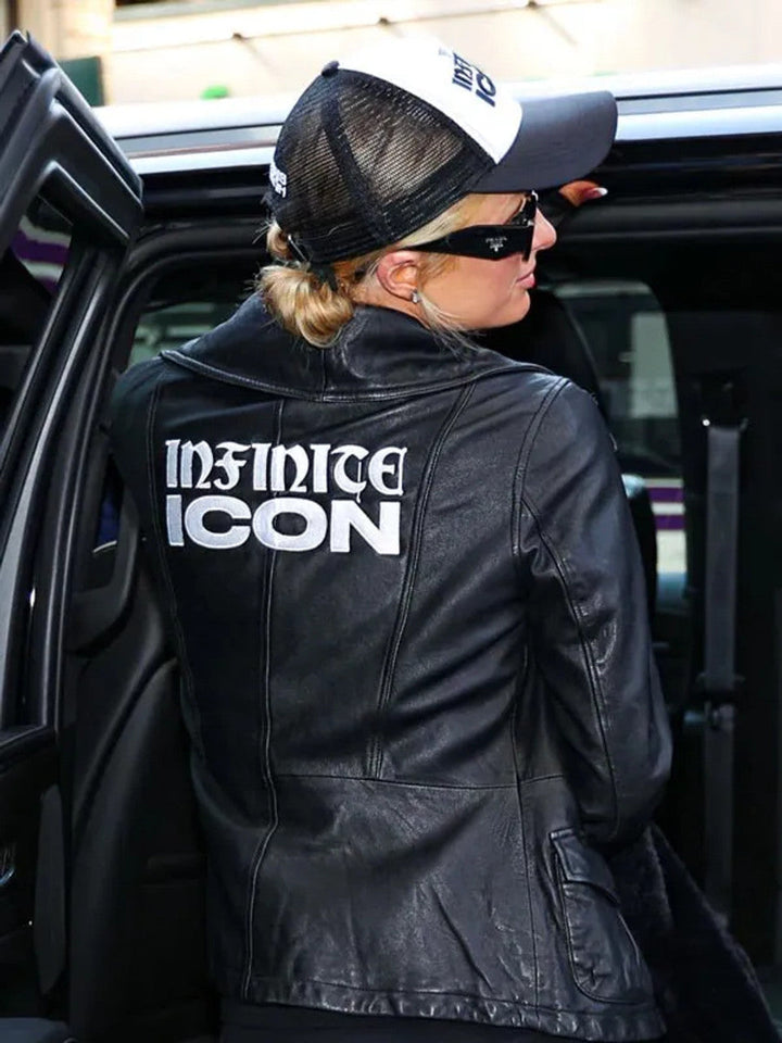 Back View Paris Hilton Infinite Icon 2024 Jacket