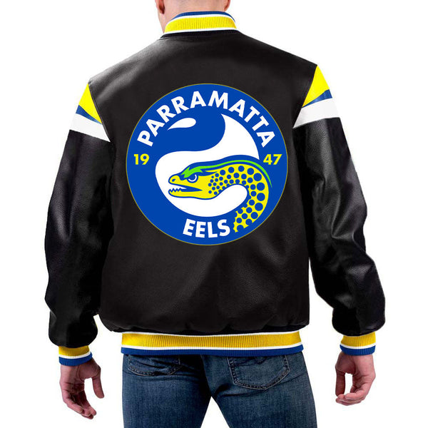 Shop NRL Parramatta Leather Jacket