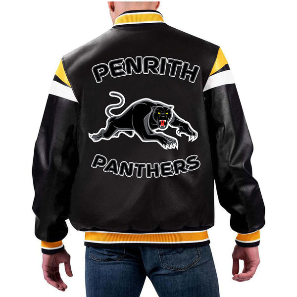 Shop NRL Penrith Leather Jacket