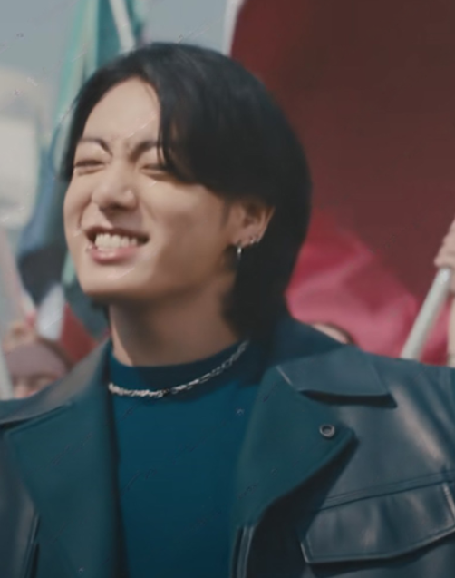 Jung Kook BTS FIFA World Cup 2022 black jacket in USA