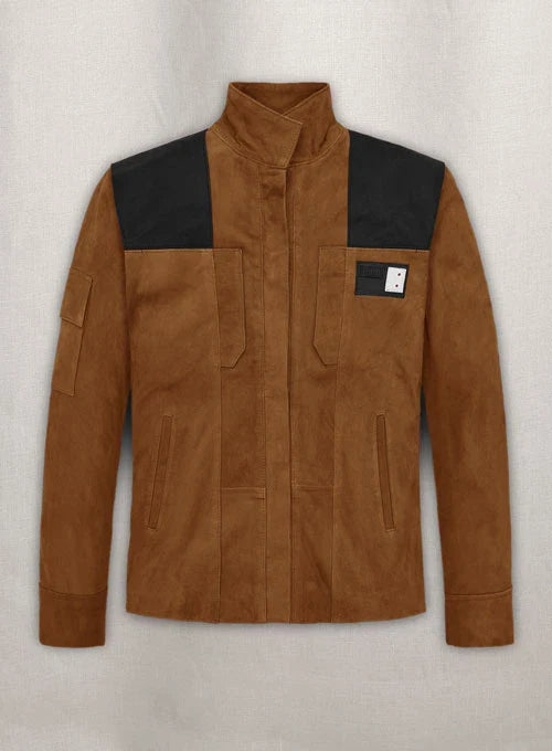 Han Solo brown leather cosplay jacket

