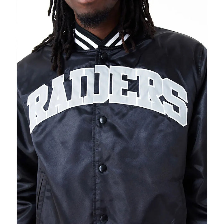 Official NFL bomber jacket for Las Vegas Raiders fans in USA