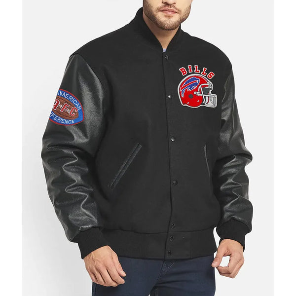 Shop NFL Buffalo Bills Satin Jacket Men and Women