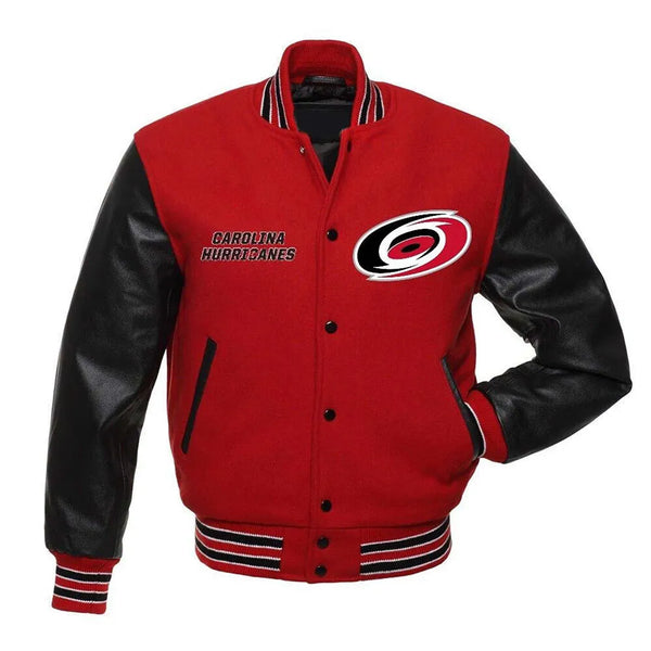 Shop NHL Carolina Hurricanes wool Jacket Men and Women