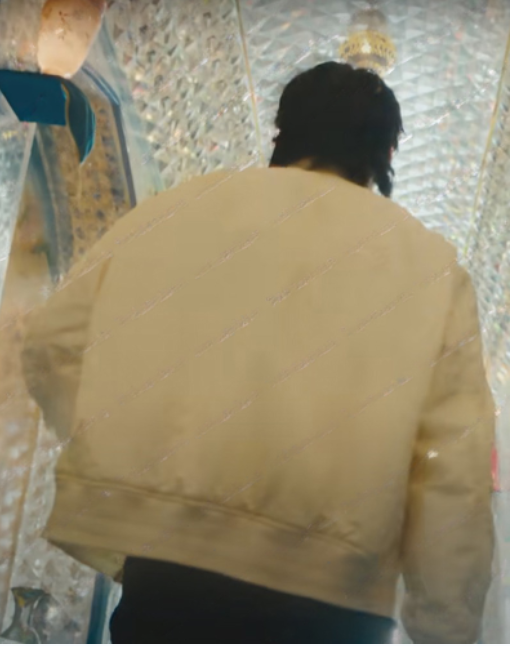 BTS Jung Kook wearing white jacket at FIFA World Cup Qatar 2022 in USA