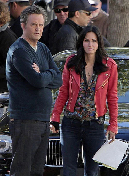 GENUINE LEATHER JACKET COURTENEY COX