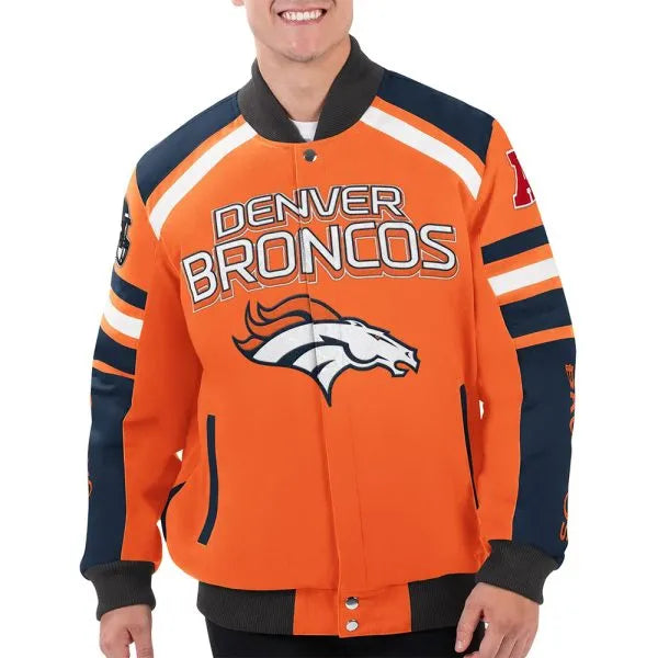 Shop NFL Denver Broncos Cotton Jacket Men and Women