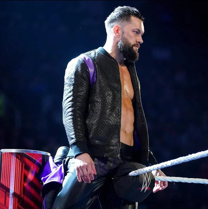 The Judgement Day Finn Balor Black Casual Leather Jacket