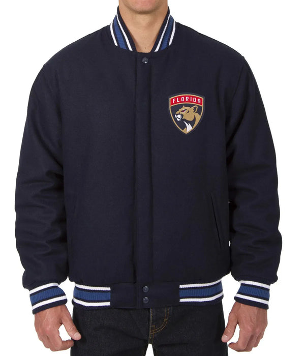 Shop NHL Florida Panthers Wool Jacket Men and Women
