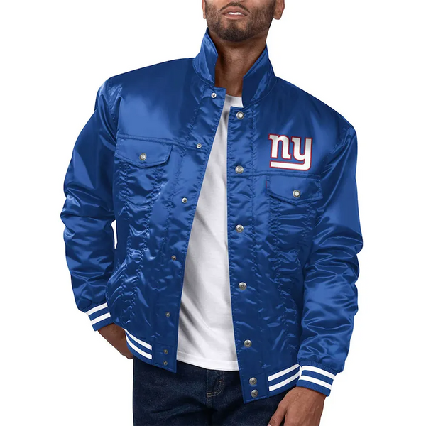 Shop NFL New York Giants Satin Jacket Men and Women