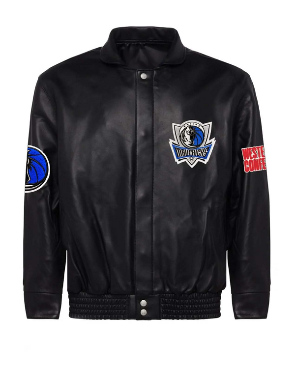Shop Dallas Mavericks Full Leather Jacket