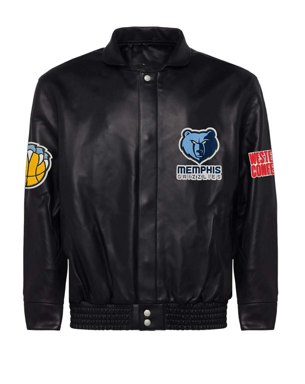 Shop Memphis Grizzlies Full Leather Jacket