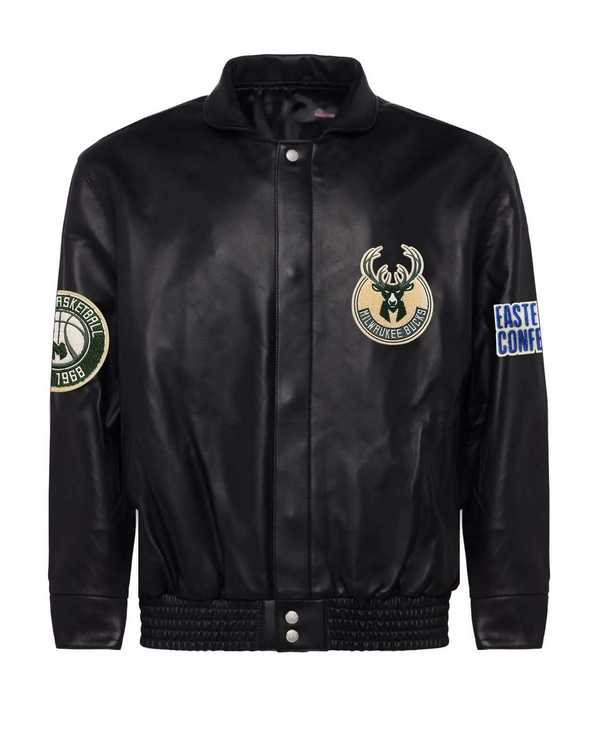 Milwaukee Bucks Full Leather Jacket