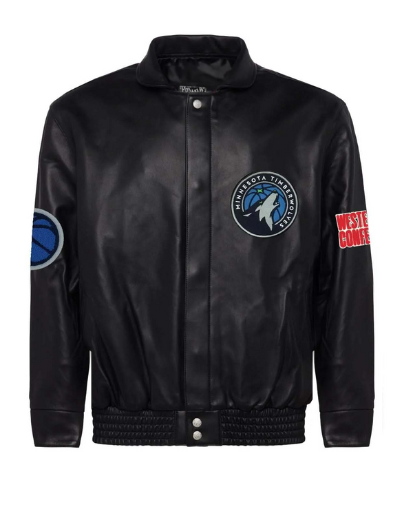 Minnesota Timberwolves Full Leather Jacket
