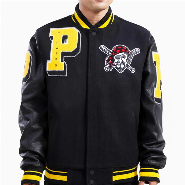Shop Men's Pittsburgh Pirates Logo Varsity Jacket