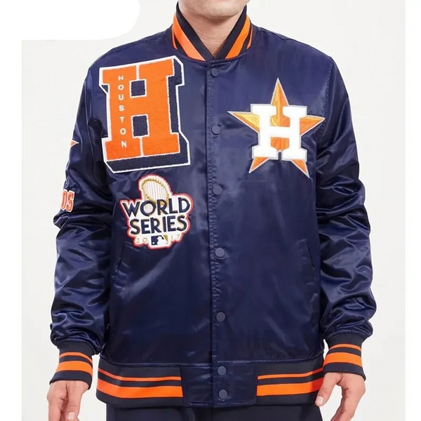 Mash Up Houston Astros Navy Jacket