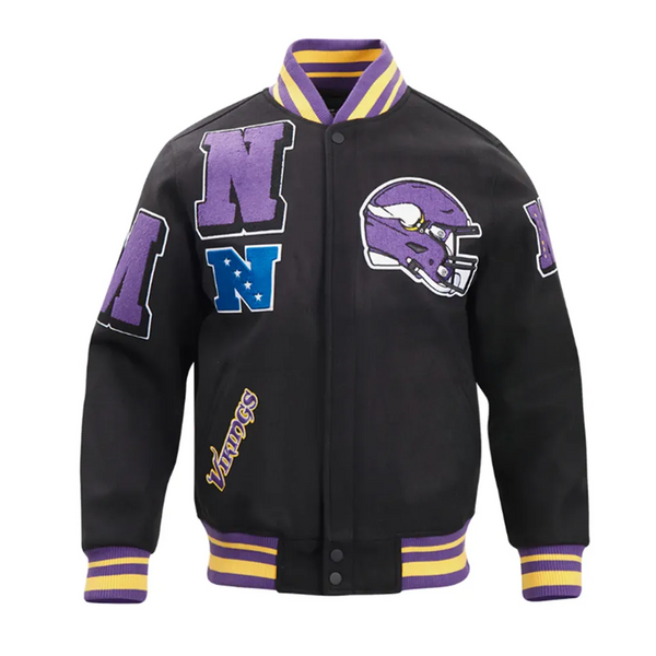 Minnesota Vikings varsity jacket for men and women in USA