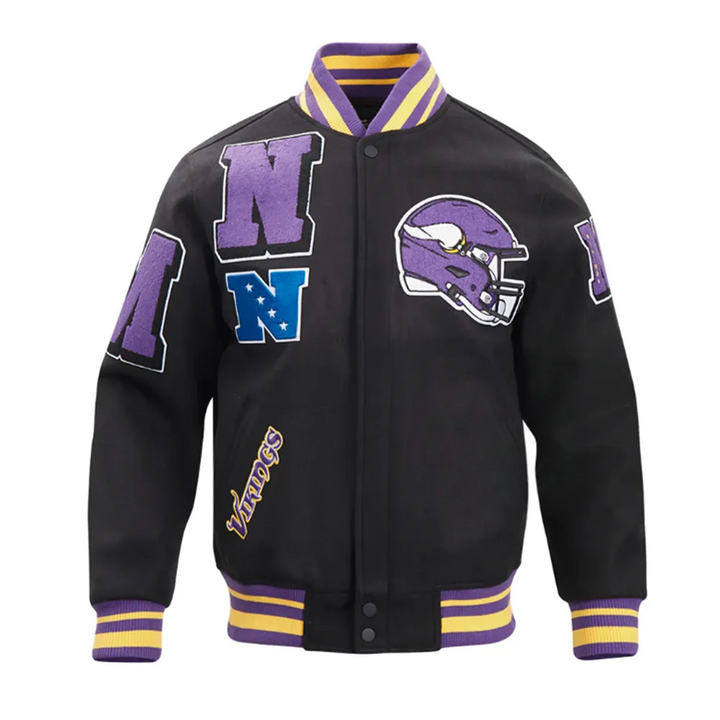 Minnesota Vikings varsity jacket for men and women in USA