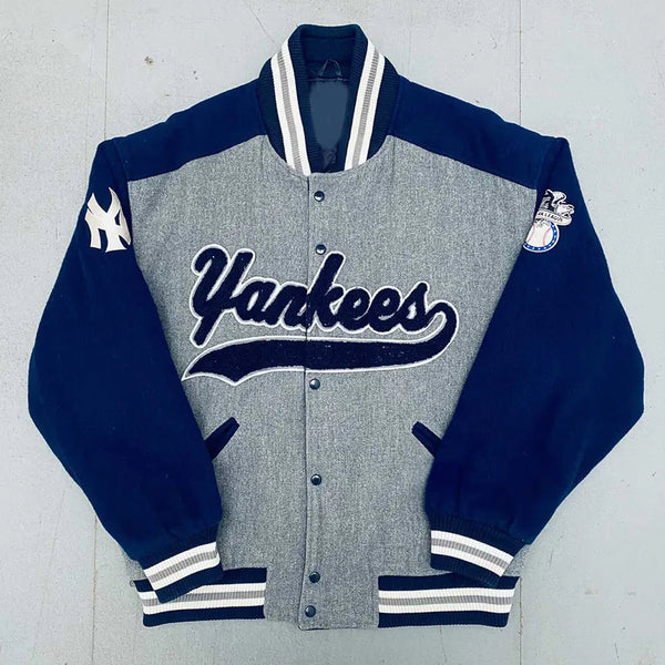NY Yankees 1990’s Script Spellout Varsity Jacket