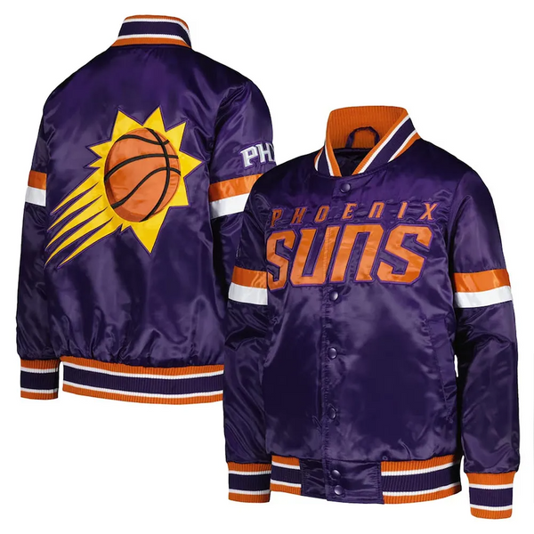 Shop NBA Phoenix Suns Satin Jacket Men and Women