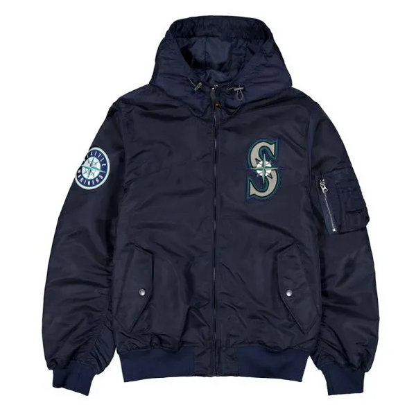 Seattle Mariners Historic L-2B Hooded Bomber Jacket