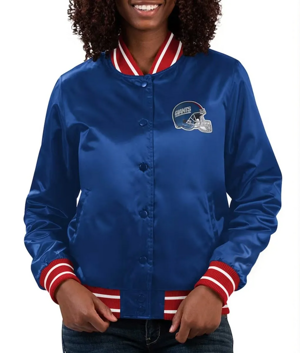 New York NFL satin jacket for men and women in USA
