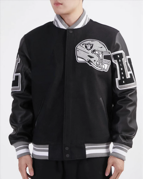Shop Men's Las Vegas Raiders NFL Varsity Jacket