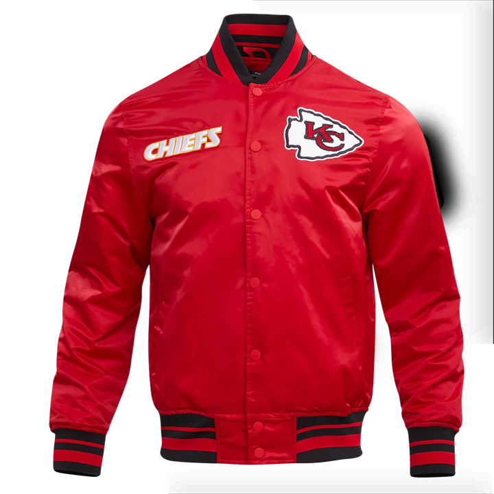 Kansas City Chiefs Retro Classic Rib Satin Jacket

