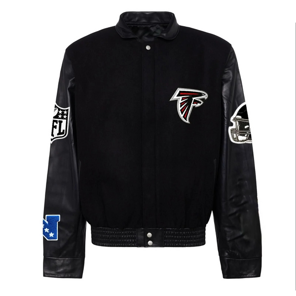 Atlanta Falcons Wool & Leather Varsity Jacket