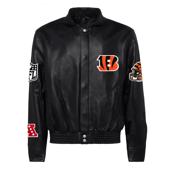 Cincinnati Bengals Full Leather Jacket