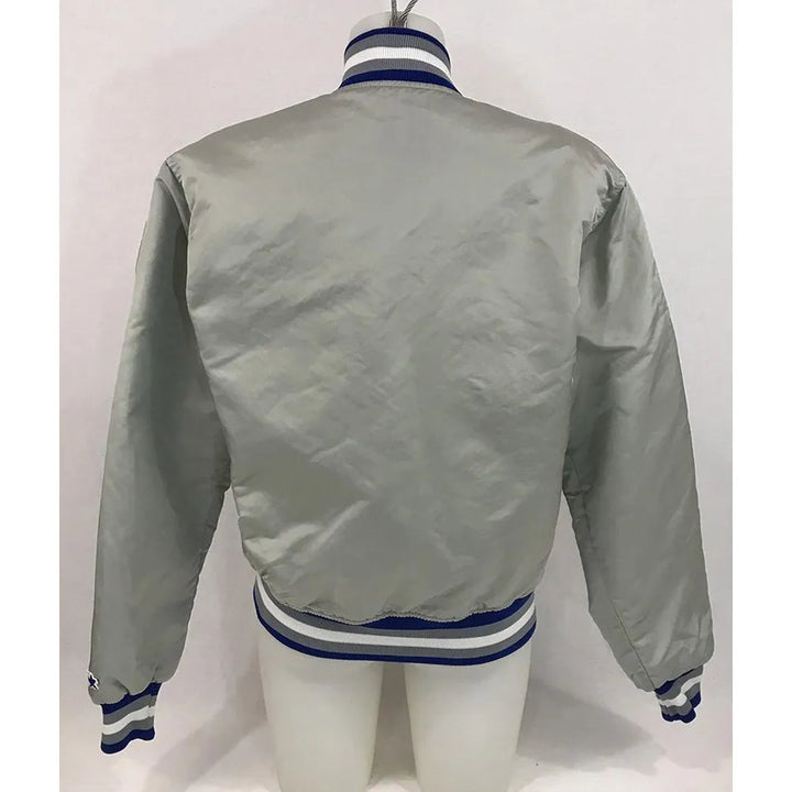 back view NFL Detroit Lions Satin Jacket With Unique Style Men and Women