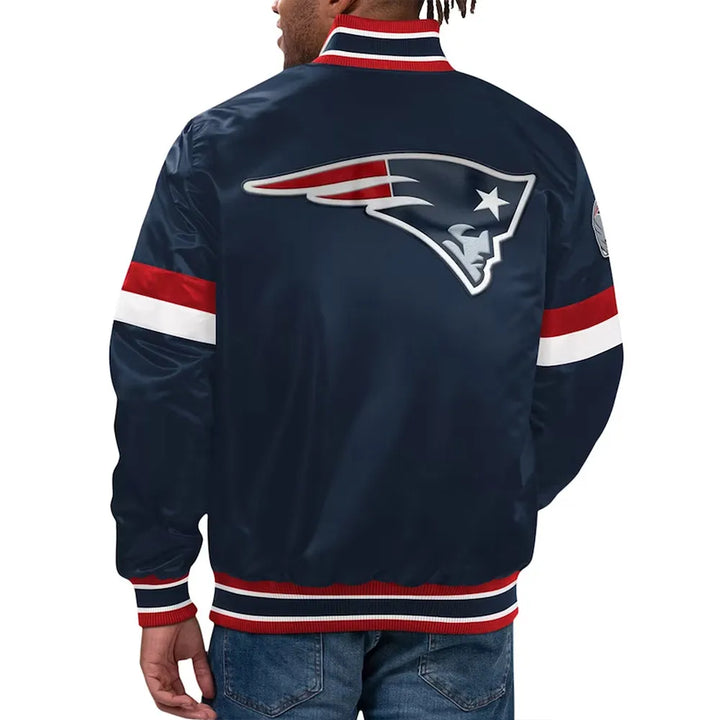 Lightweight satin jacket for New England Patriots supporters in USA