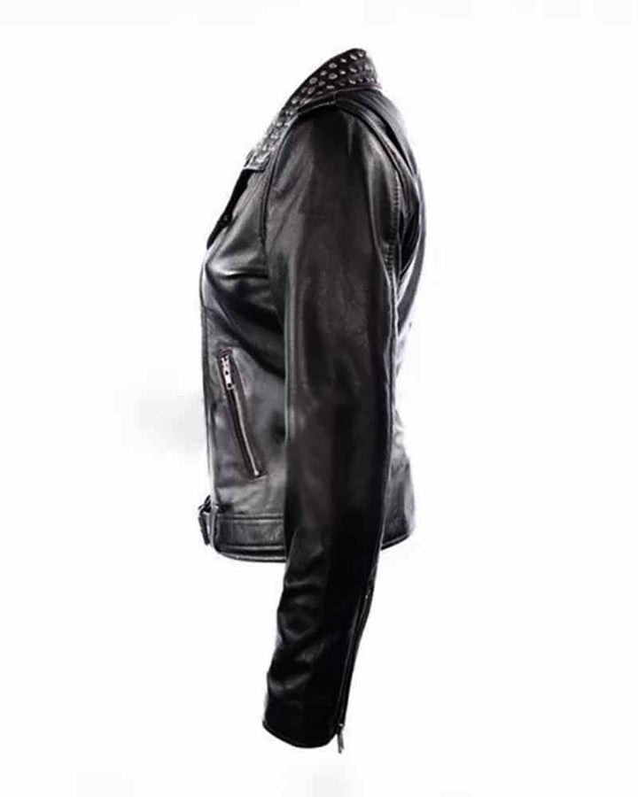 Keira Knightley's Timeless Black Leather Jacket in USA market