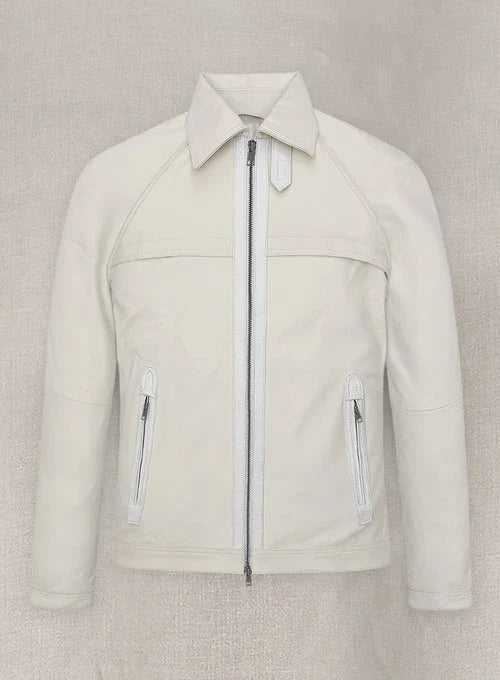 Stylish black leather jacket worn by Jason Statham in Fast X