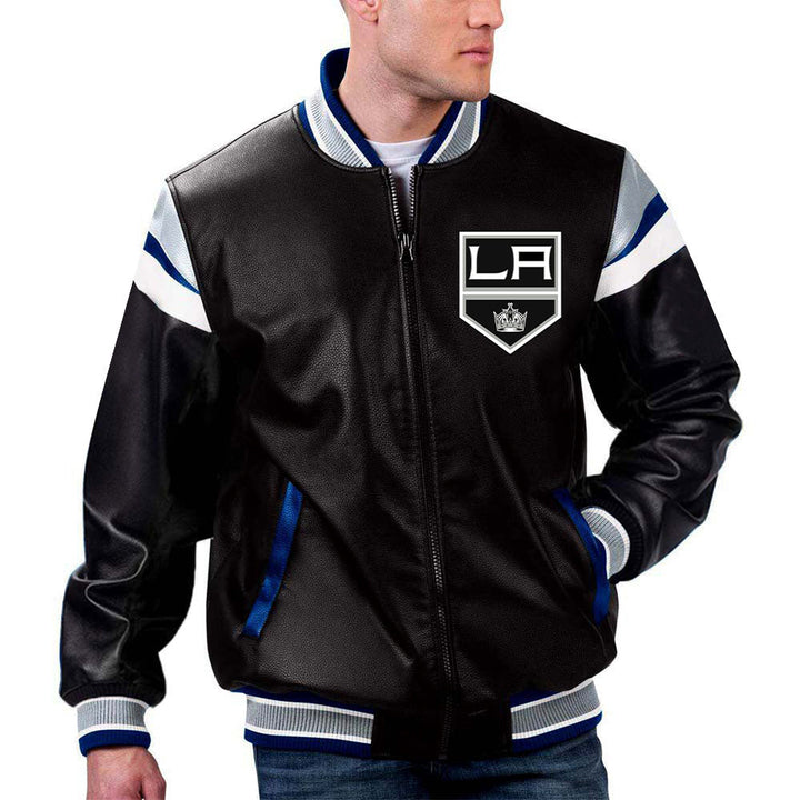 TJS NHL Los Angeles Kings Leather Jacket in France style