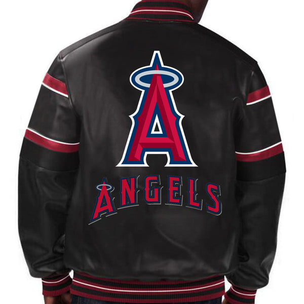 Shop MLB Los Angeles Angels Leather Jacket