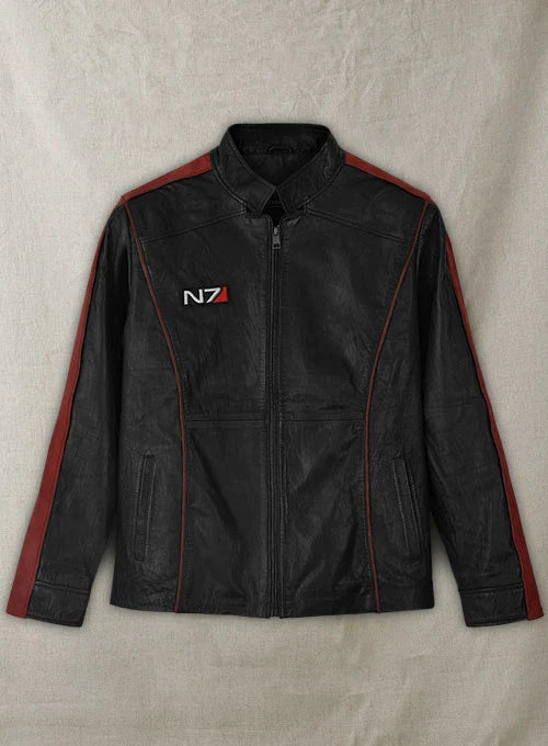 Gaming inspired leather jacket

