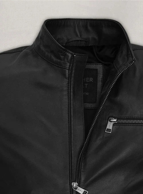 High-quality Elegant Matt Damon Leather Jacket in USA